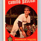1959 Topps #413 Camilo Pascual UER MLB Baseball Vintage