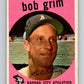 1959 Topps #423 Bob Grim Athletics  MLB Baseball Vintage