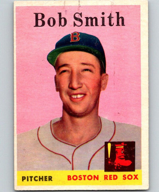 1958 Topps #445 Bob Smith RC Rookie MLB Baseball Vintage