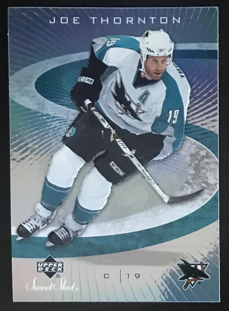 2006-07 Upper Deck Sweet Shot #86 Joe Thornton NHL MINT Sharks 06861