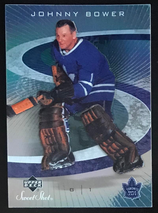 2006-07 Upper Deck Sweet Shot #96 Johnny Bower NHL MINT Maple Leafs 06869