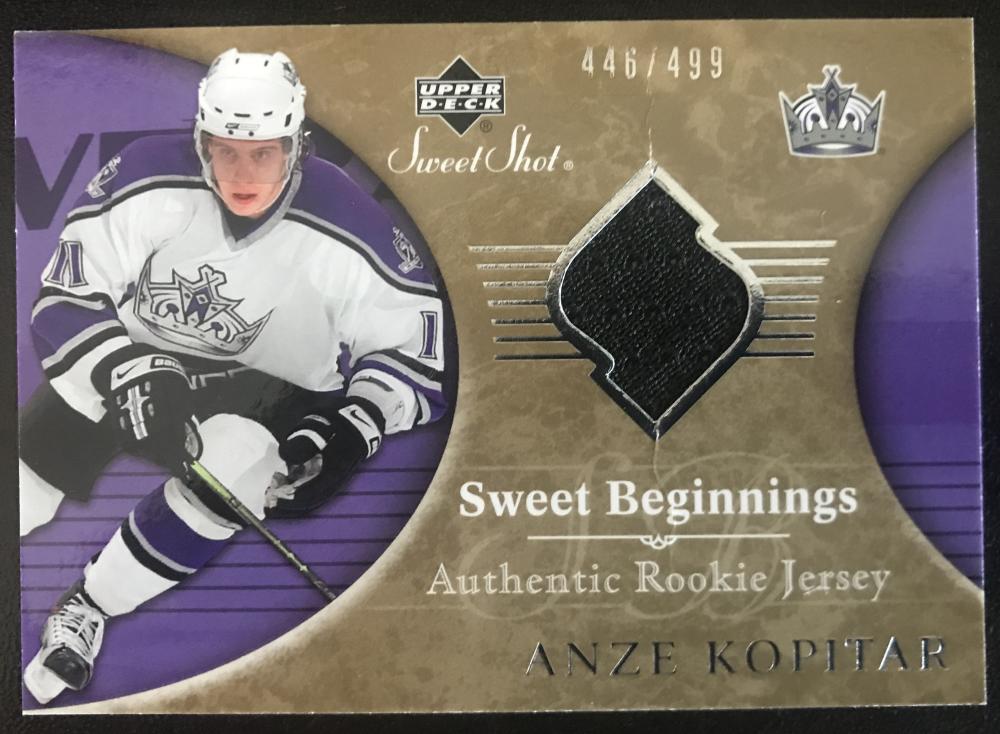 2006-07 Upper Deck Sweet Shot #130 Anze Kopitar RC Rookie 446/499 06786