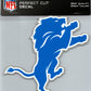 Detroit Lions Perfect Cut 8"x8" Large Licensed NFL Decal Sticker Image 1