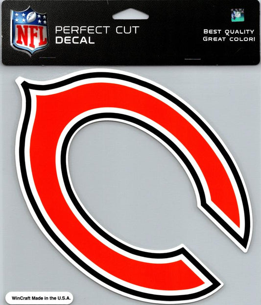 Chicago Bears Perfect Cut 8"x8" Large Licensed NFL Decal Sticker Image 1