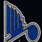 St. Louis Blues Holographic Shimmer 5"x7"  Perfect Cut Sticker Decal