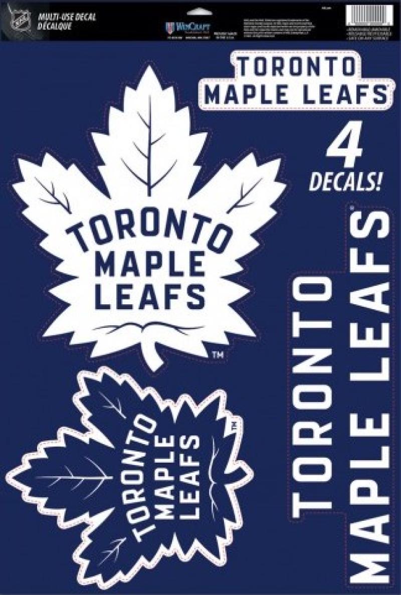 Toronto Maple Leafs Multi-Use Decal Sticker 11"x17" Removable and Reusable