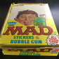  1983 Fleer MAD Magazine Empty Display Card Hobby Box **VERY RARE** Image 1