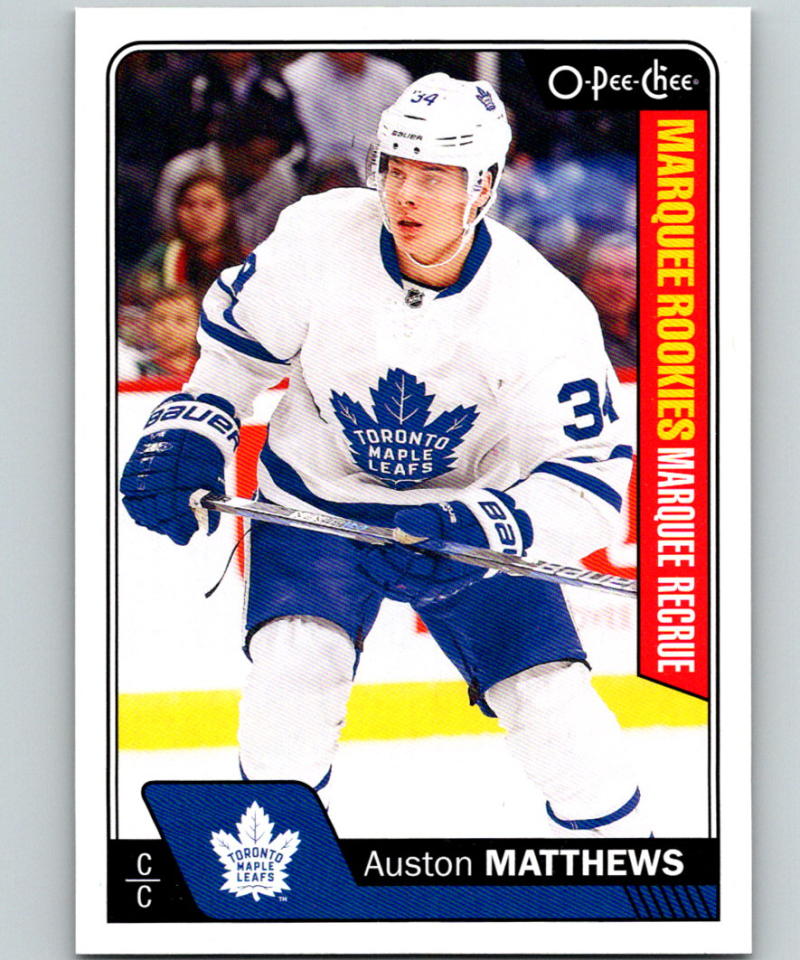 2016-17 O-Pee-Chee Update Marquee Rookies #694 Auston Matthews RC 05254