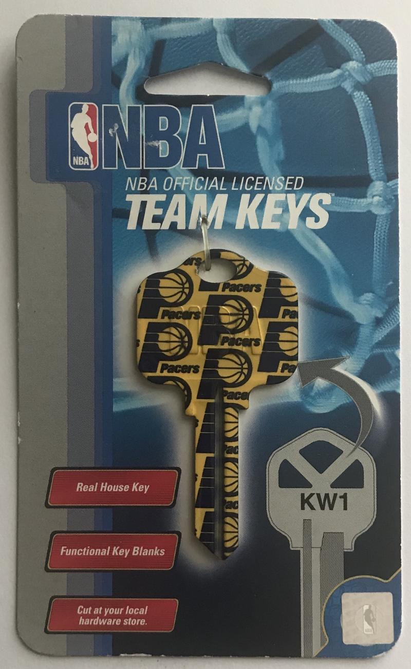 Indiana Pacers NBA Basketball Licensed Metal Team Key Blank KW1  Image 1