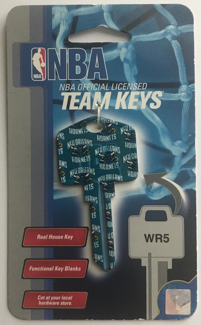 Charlotte Hornets NBA Basketball Licensed Metal Team Key Blank WR5 Image 1