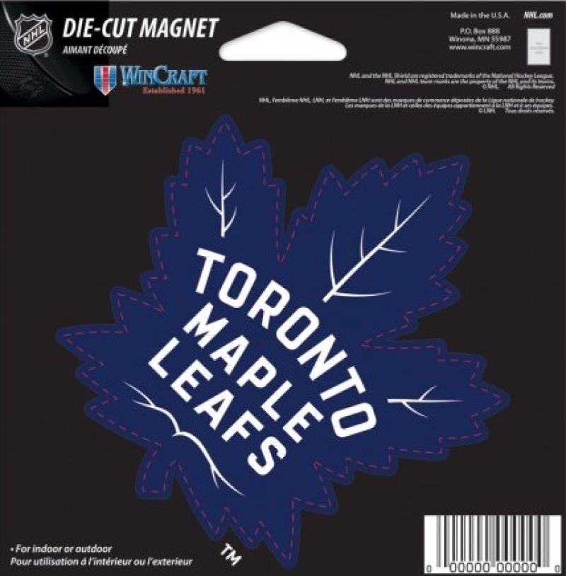 Toronto Maple Leafs NHL Die Cut Magnet 5" x 5" - Indoor or Outdoor