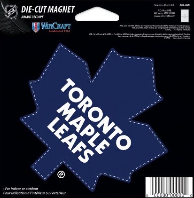 Toronto Maple Leafs Old Logo NHL Die Cut Magnet 5" x 5" - Indoor or Outdoor