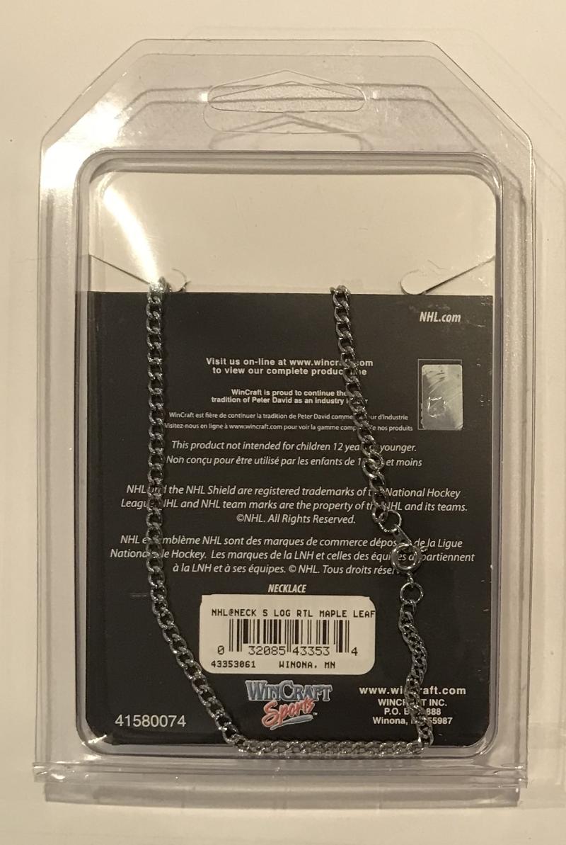 Toronto Maple Leafs NHL 18" Chain Necklace with Charm