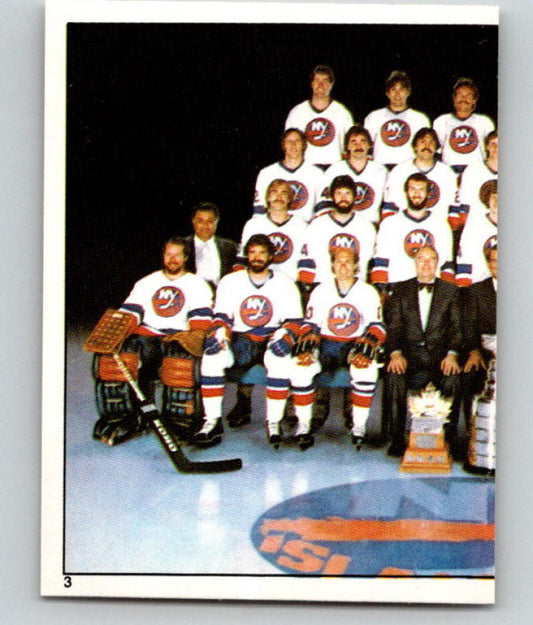 1982-83 Topps Stickers #3 1981-82 Stanley Cup/Winners NHL 06887 Image 1