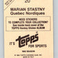 1982-83 Topps Stickers #20 Marian Stastny NHL Hockey 06893