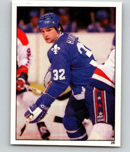 1982-83 Topps Stickers #26 Dale Hunter NHL Hockey 06894