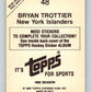 1982-83 Topps Stickers #48 Bryan Trottier NHL Hockey 06897 Image 2