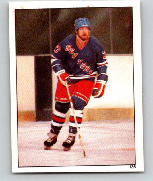 1982-83 Topps Stickers #136 Mike Rogers NHL Hockey 06906