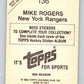 1982-83 Topps Stickers #136 Mike Rogers NHL Hockey 06906