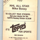 1982-83 Topps Stickers #165 Mike Bossy AS FOIL NHL Hockey 06916