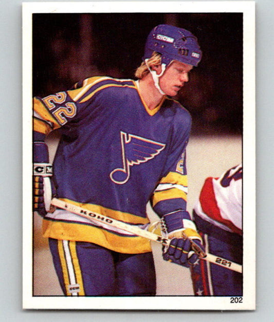 1982-83 Topps Stickers #202 Jorgen Pettersson NHL Hockey 06923 Image 1