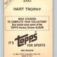 1982-83 Topps Stickers  #260 Hart Trophy FOIL NHL Hockey 06928 Image 2