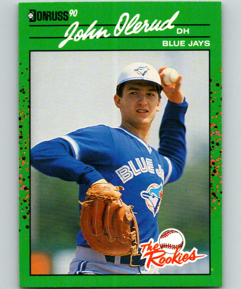 1990 Donruss Rookies #2 John Olerud New Toronto Blue Jays