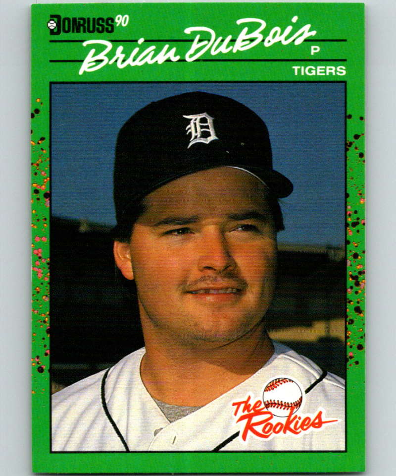 1990 Donruss Rookies #4 Brian DuBois New Detroit Tigers  Image 1