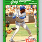 1990 Donruss Rookies #16 Greg Vaughn New Milwaukee Brewers  Image 1