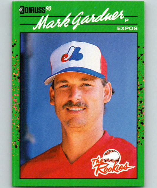 1990 Donruss Rookies #20 Mark Gardner New Montreal Expos  Image 1