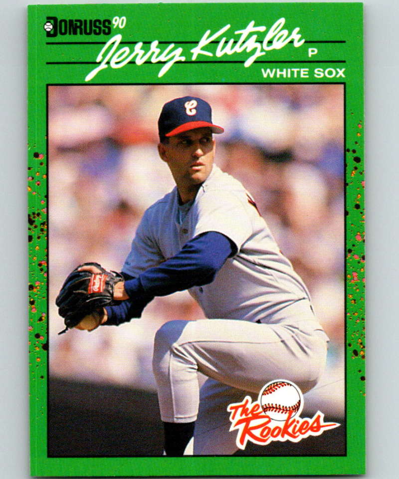 1990 Donruss Rookies #25 Jerry Kutzler New Chicago White Sox  Image 1