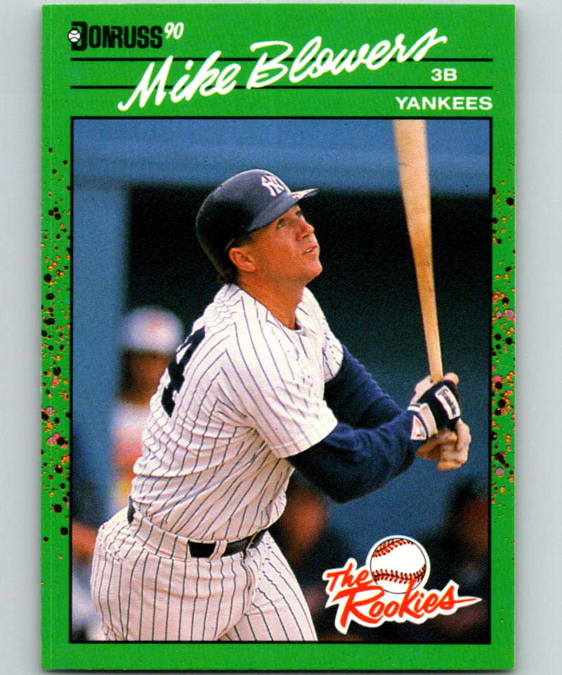 1990 Donruss Rookies #26 Mike Blowers New New York Yankees  Image 1