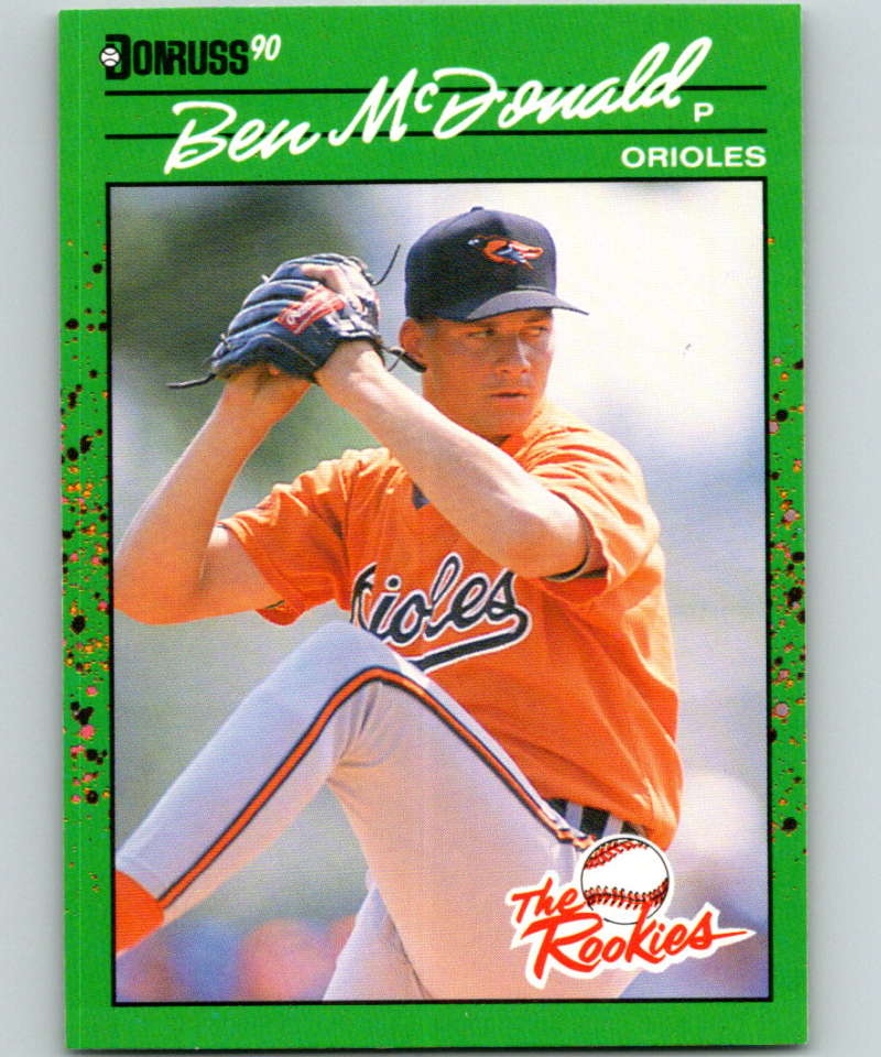 1990 Donruss Rookies #30 Ben McDonald New Baltimore Orioles