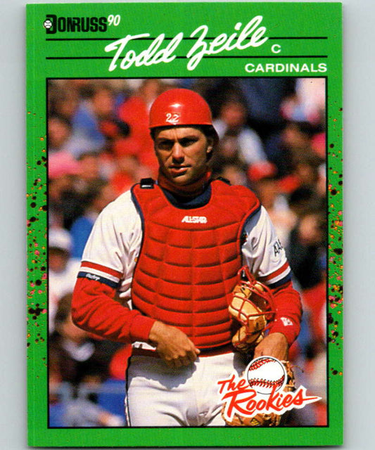 1990 Donruss Rookies #31 Todd Zeile New St. Louis Cardinals  Image 1
