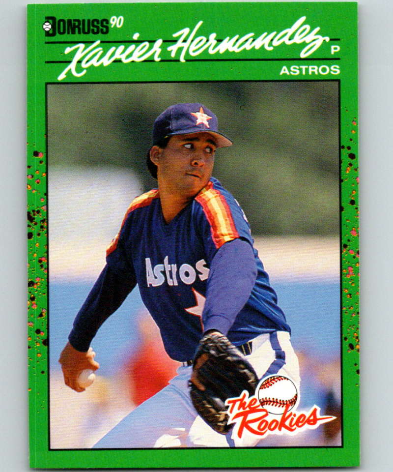1990 Donruss Rookies #33 Xavier Hernandez New Houston Astros  Image 1
