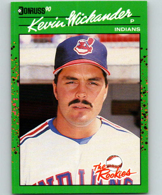 1990 Donruss Rookies #36 Kevin Wickander New Cleveland Indians  Image 1