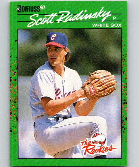 1990 Donruss Rookies #40 Scott Radinsky New RC Rookie Chicago White Sox