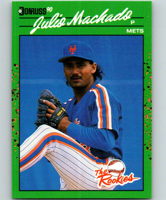 1990 Donruss Rookies #41 Julio Machado New New York Mets  Image 1