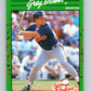 1990 Donruss Rookies #46 Greg Olson New RC Rookie Atlanta Braves  Image 1
