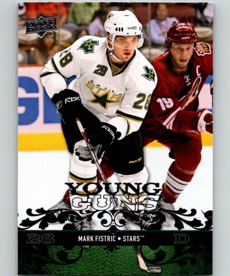 2008-09 Upper Deck #210 Mark Fistric RC Rookie Stars YG Young Guns 06932 Image 1