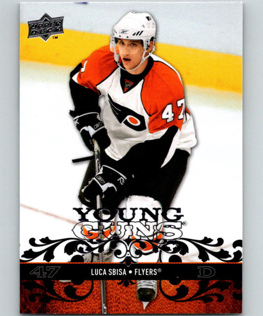 2008-09 Upper Deck #234 Luca Sbisa RC Rookie Flyers YG Young Guns 06938 Image 1