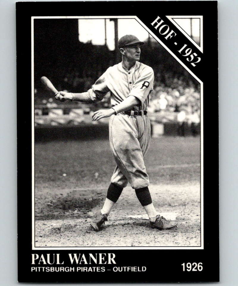 1991 Conlon Collection #5 Paul Waner HOF NM Pittsburgh Pirates  Image 1