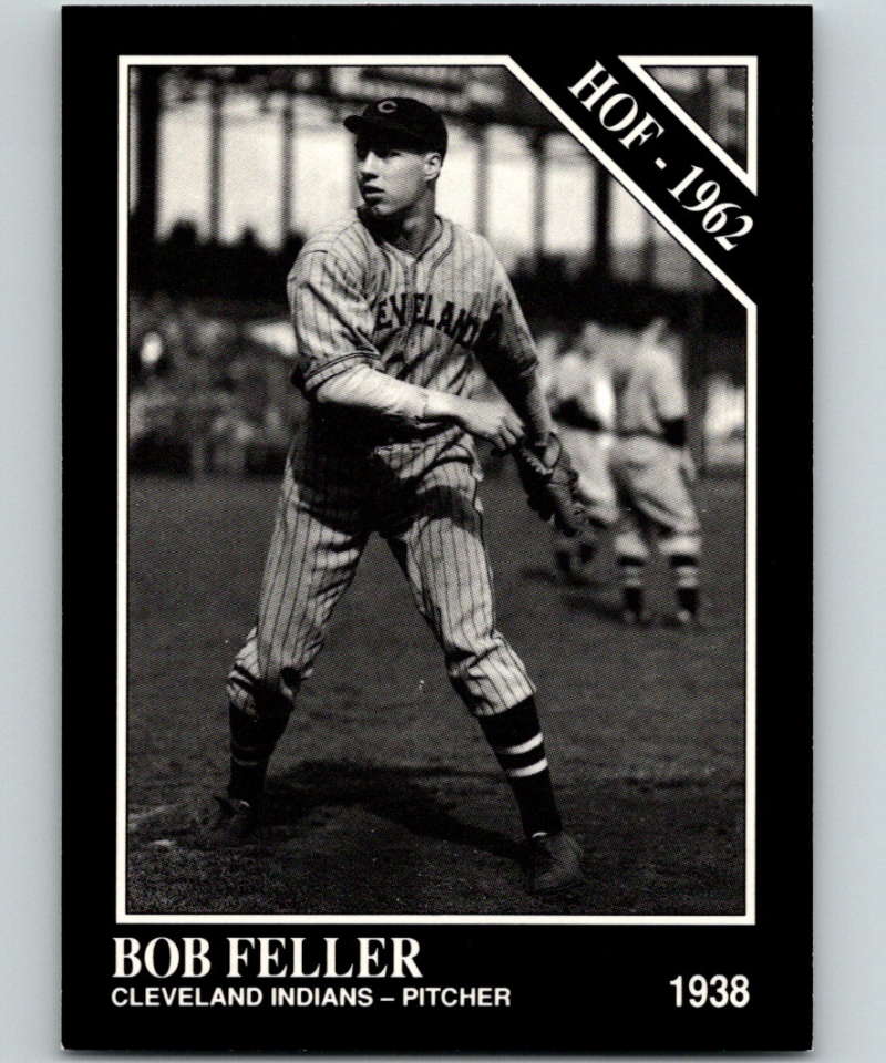 1991 Conlon Collection #35 Bob Feller HOF NM Cleveland Indians