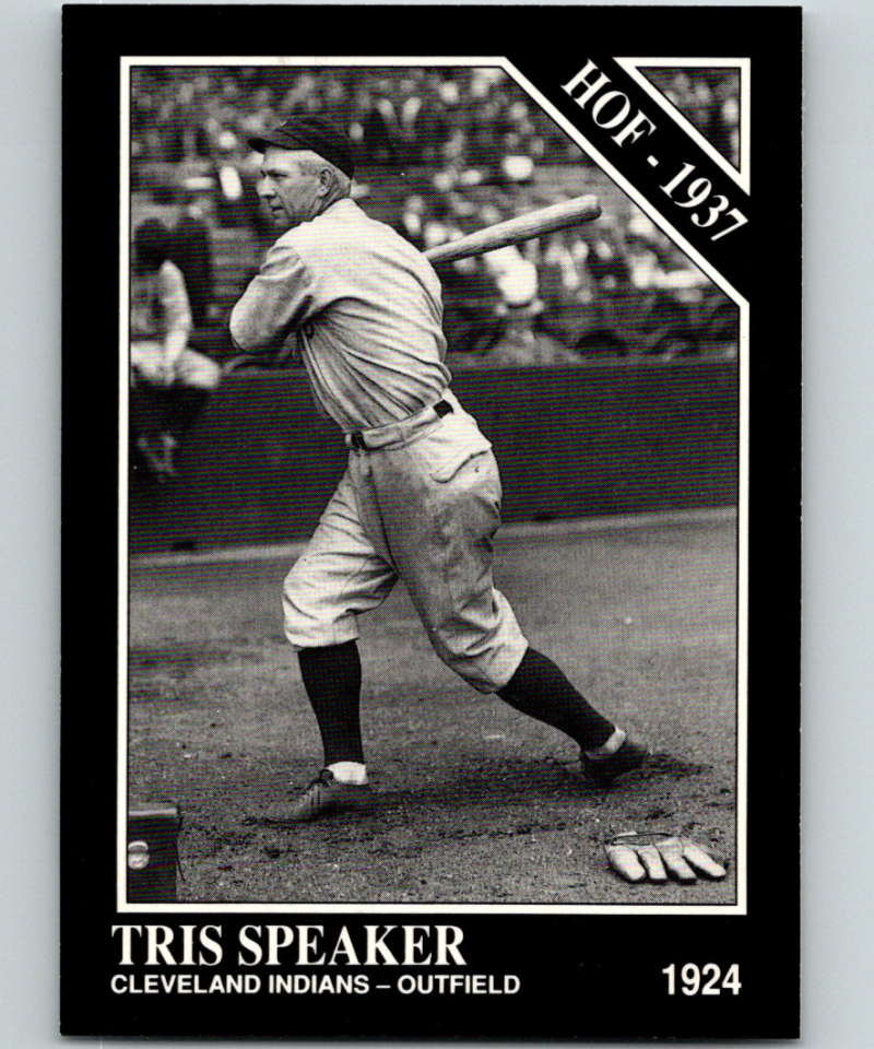 1991 Conlon Collection #44 Tris Speaker HOF NM Cleveland Indians  Image 1