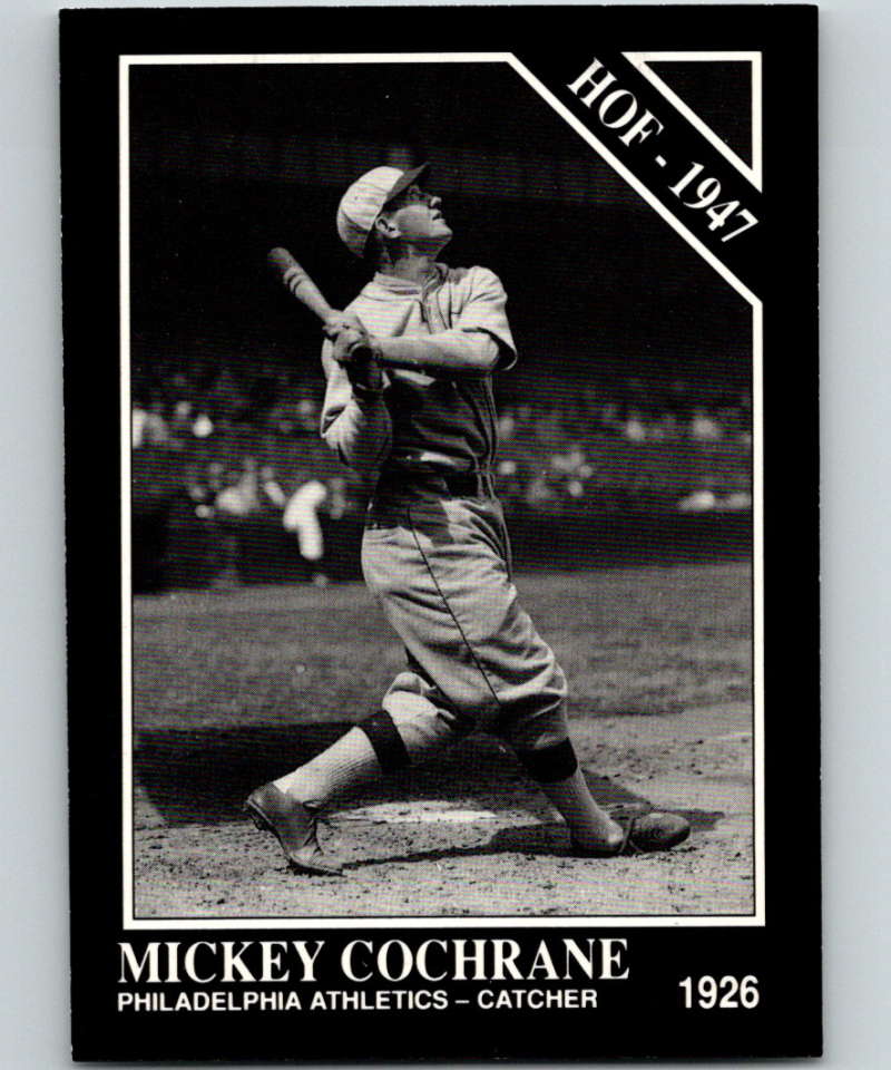 1991 Conlon Collection #51 Mickey Cochrane HOF NM Philadelphia Athletics