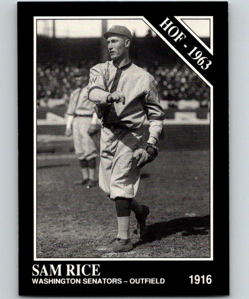 1991 Conlon Collection #54 Sam Rice HOF NM Washington Senators