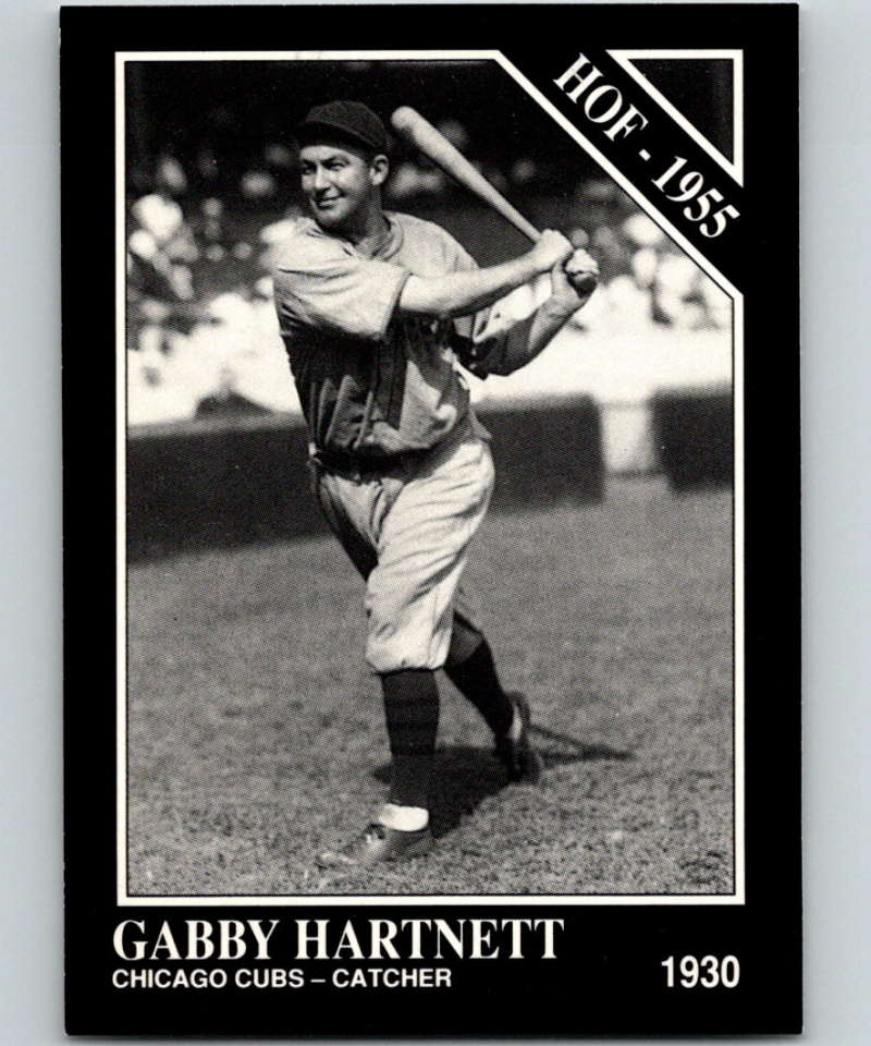 1991 Conlon Collection #59 Gabby Hartnett HOF NM Chicago Cubs  Image 1