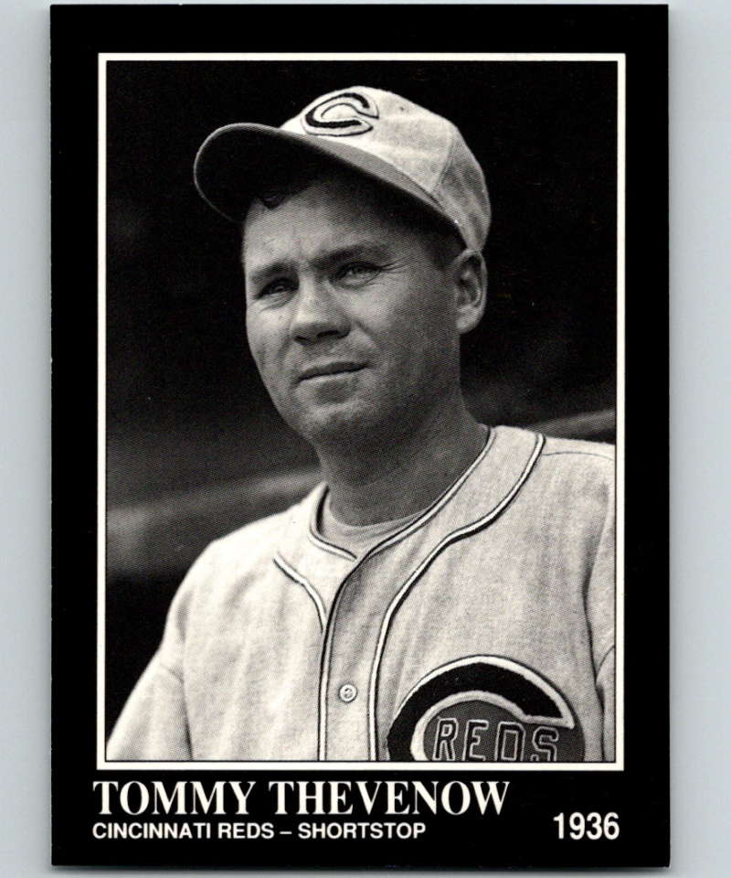 1991 Conlon Collection #69 Tommy Thevenow NM Cincinnati Reds