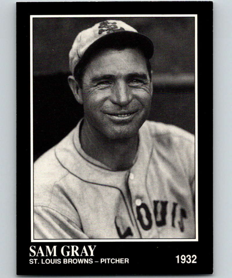 1991 Conlon Collection #75 Sam Gray NM St. Louis Browns  Image 1