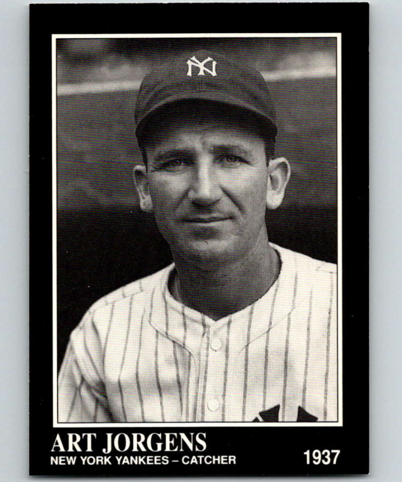 1991 Conlon Collection #78 Art Jorgens NM New York Yankees  Image 1